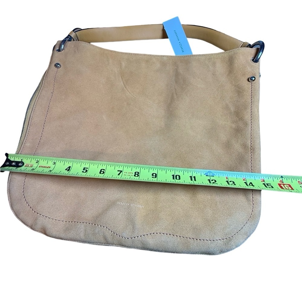 Rebecca Minkoff Julian Suede Hobo Bag in Glow – NWT Minor Blemishes - Picture 7 of 8